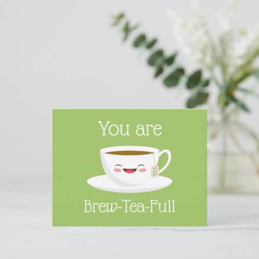 Carte Postale Vous êtes belle (Debout devant)