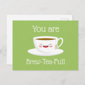 Carte Postale Vous êtes belle (Devant / Derrière)