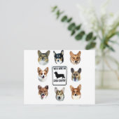 Carte Postale Vous êtes dans le pays de corgi (Debout devant)