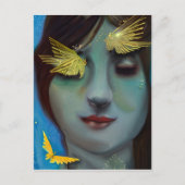 Carte Postale Vous êtes dans mes pensées | Jolie dame (Devant)