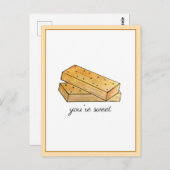 Carte Postale Vous êtes de délicieux biscuits sablés écossais UK (Devant / Derrière)