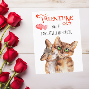 Carte Postale Vous êtes des chats de la Saint-Valentin absolumen