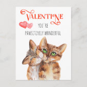 Carte Postale Vous êtes des chats de la Saint-Valentin absolumen (Devant)