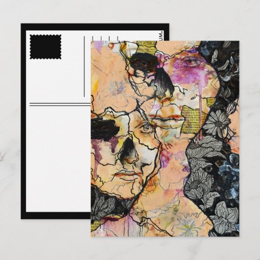 Carte Postale vous êtes en moi (Devant / Derrière)