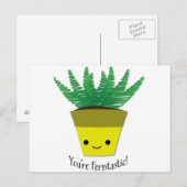 Carte Postale Vous êtes Ferntastic Fern (Devant / Derrière)