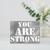 Carte Postale VOUS ÊTES FORT Encouragement Devis Imprimer (Debout devant)