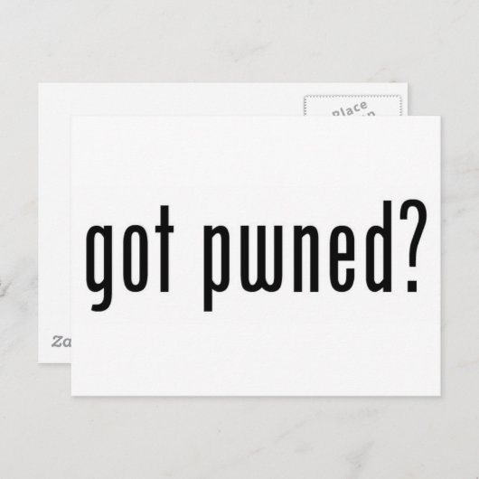 Carte Postale vous êtes foutu ? (Devant / Derrière)