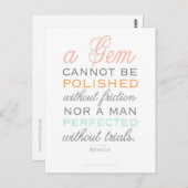 Carte Postale Vous êtes Gem Design par Kelly Schwark (Devant / Derrière)