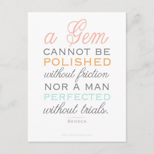 Carte Postale Vous êtes Gem Design par Kelly Schwark (Devant)