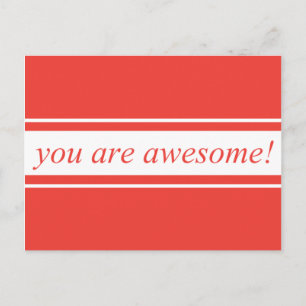 Carte Postale Vous êtes génial