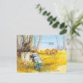 Carte Postale Vous êtes ici (Debout devant)