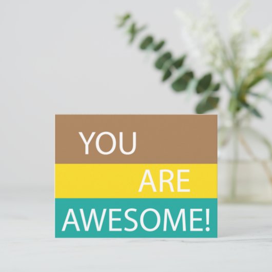 Carte Postale Vous êtes impressionnants (Debout devant)