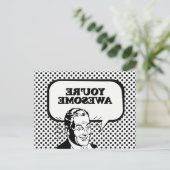 CARTE POSTALE VOUS ÊTES INCROYABLE (Debout devant)