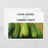 Carte Postale Vous êtes invité à une soirée canning ! (Devant / Derrière)