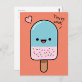 Carte Postale Vous êtes le Cool Ice Lolly (Devant / Derrière)