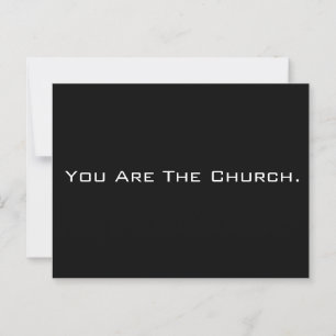 Carte Postale Vous Êtes L'Église