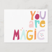 Carte Postale Vous êtes magique (Devant)