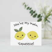 Carte Postale Vous êtes Mes citrons de Squeeze (Debout devant)