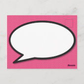 Carte Postale Vous êtes mon HERO Fun Retro Comic Book Pop Art (Dos)