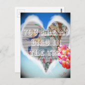 Carte Postale Vous êtes mon oiseau dans l'arbre : Le design de c (Devant / Derrière)