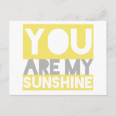 Carte Postale Vous Êtes Mon Soleil (Devant)