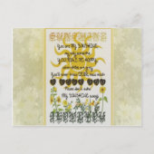 Carte Postale Vous êtes mon soleil (Devant)