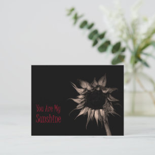 Carte Postale "Vous êtes mon soleil" Tournesol