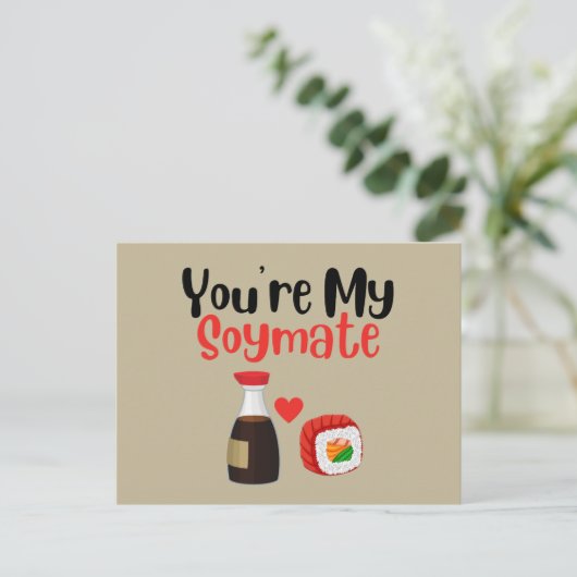 Carte Postale Vous êtes Mon Soymate, Soy (Debout devant)