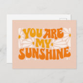 Carte Postale Vous êtes mon Sunshine Super Graphisme (Devant / Derrière)