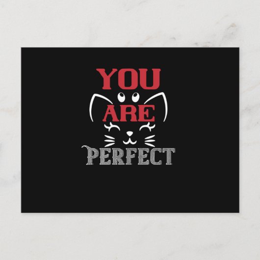 Carte Postale Vous êtes Parfait (Devant)