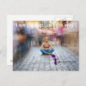 Carte Postale Vous êtes parfait comme vous êtes (Devant / Derrière)