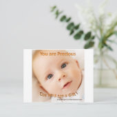 Carte Postale Vous êtes Précieux ! (Debout devant)