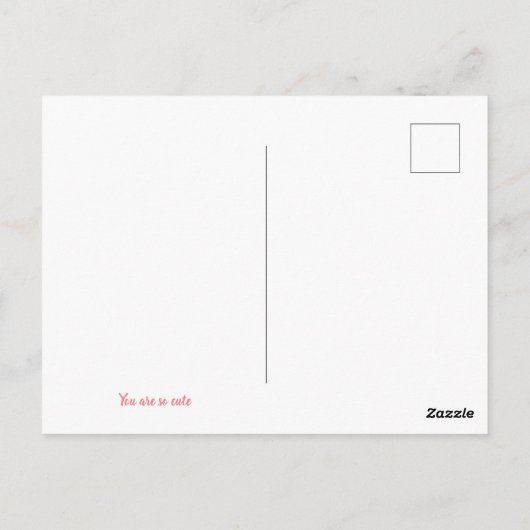 Carte Postale Vous êtes si mignonnes (Dos)