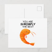 Carte Postale Vous êtes simplement le meilleur  (Devant / Derrière)