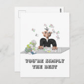 Carte Postale Vous êtes simplement le meilleur texte personnalis (Devant / Derrière)