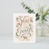 Carte Postale "Vous êtes suffisant" (Debout devant)