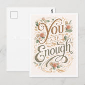 Carte Postale "Vous êtes suffisant" (Devant / Derrière)
