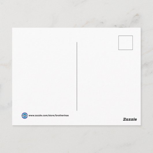 Carte Postale Vous êtes sur Mute / Zoom Joke 2020 (Dos)