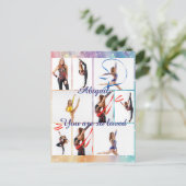 Carte Postale Vous êtes tellement aimé 9 Photo Collage & Nom (Debout devant)