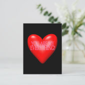 Carte Postale Vous êtes tout (Debout devant)