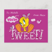Carte Postale Vous êtes Tweet (Devant)