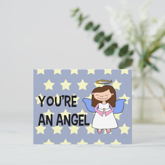 Carte Postale Vous êtes un ange (Debout devant)