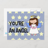 Carte Postale Vous êtes un ange (Devant / Derrière)