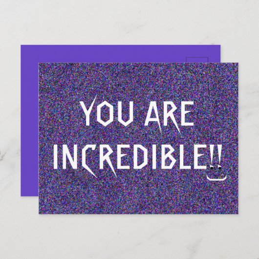 Carte Postale VOUS ÊTES UN Cool INCROYABLE À DIRE (Devant / Derrière)