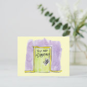 Carte Postale Vous êtes un dessin animéDOORable (Debout devant)