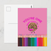 Carte Postale Vous êtes un témoin intelligent (Devant / Derrière)