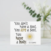 Carte Postale Vous êtes une âme... (Debout devant)