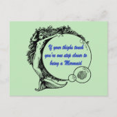 Carte Postale Vous êtes une Sirène (Devant)