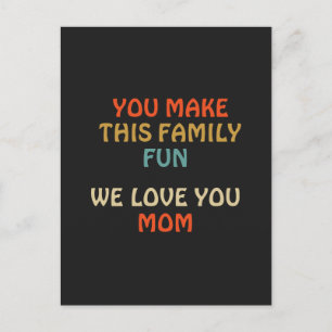 Carte Postale Vous Faites De Cette Famille Un Amusement Que Nous