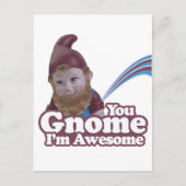 Carte Postale vous Gnome Je suis génial (Devant)
